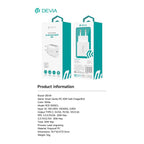 Φορτιστής Ταξιδίου Ταχείας Φόρτισης Devia RCE-3005CL με Έξοδο USB C GaN PD 30W Smart Λευκό