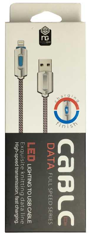 NG LIGHTNING ZINC ALOE ΚΑΛΩΔΙΟ ΦΟΡΤΙΣΗΣ+DATA, 1m