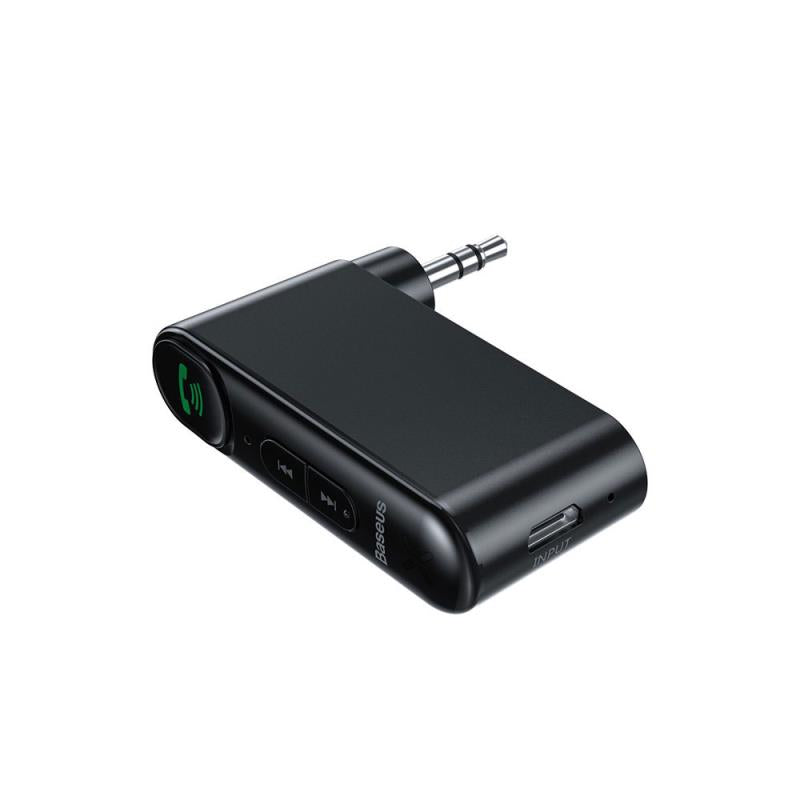 Bluetooth Audio Receiver AUX mini jack Baseus Qiyin WXQY-01 για Αυτοκίνητο & Άλλες Συσκευές Μαύρο