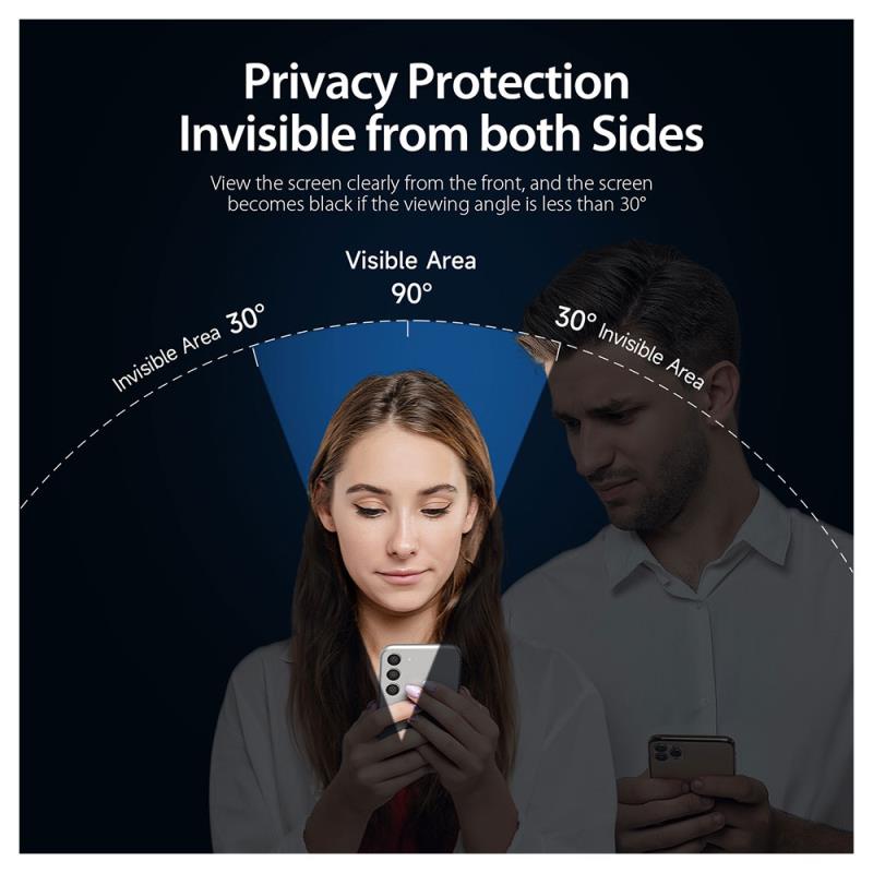 Tempered Glass Full Face Privacy Dux Ducis Samsung S926 Galaxy S24 Plus 5G Μαύρο (1 τεμ.)