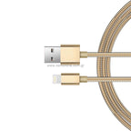 Καλώδιο Σύνδεσης USB 2.0 Spring inos USB A σε Lightning 1m Χρυσό