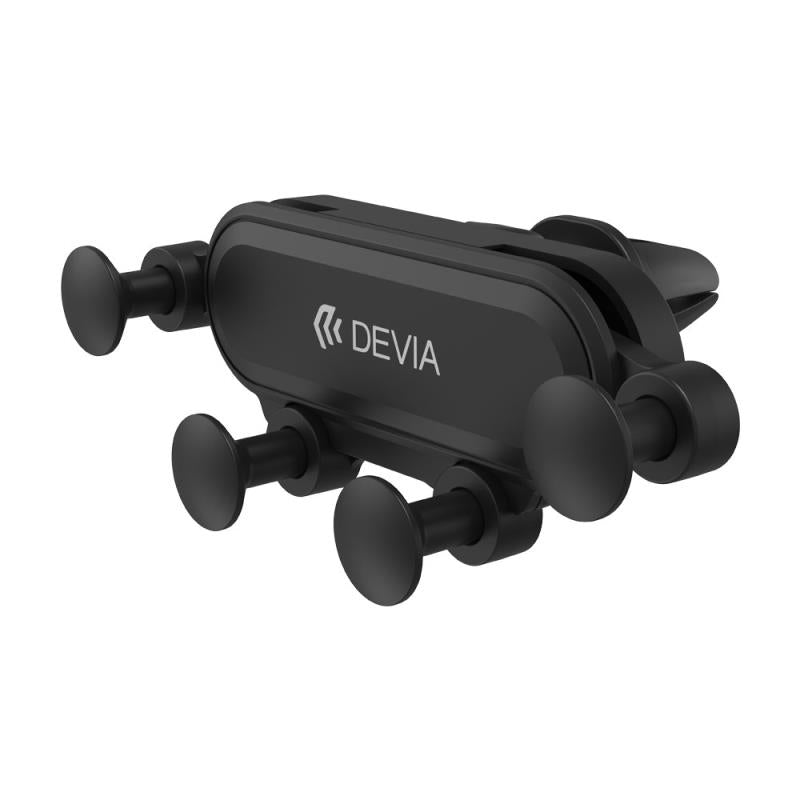 Universal Βάση Στήριξης Αεραγωγού Αυτοκινήτου Devia ES071 Gravity Kintone Μαύρο