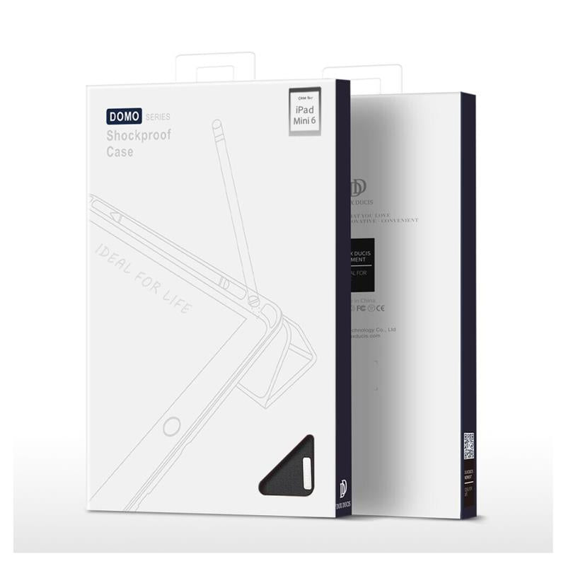 Θήκη TPU Flip Shock Proof Dux Ducis Domo Apple iPad mini 6/ mini 7 8.3" Μαύρο