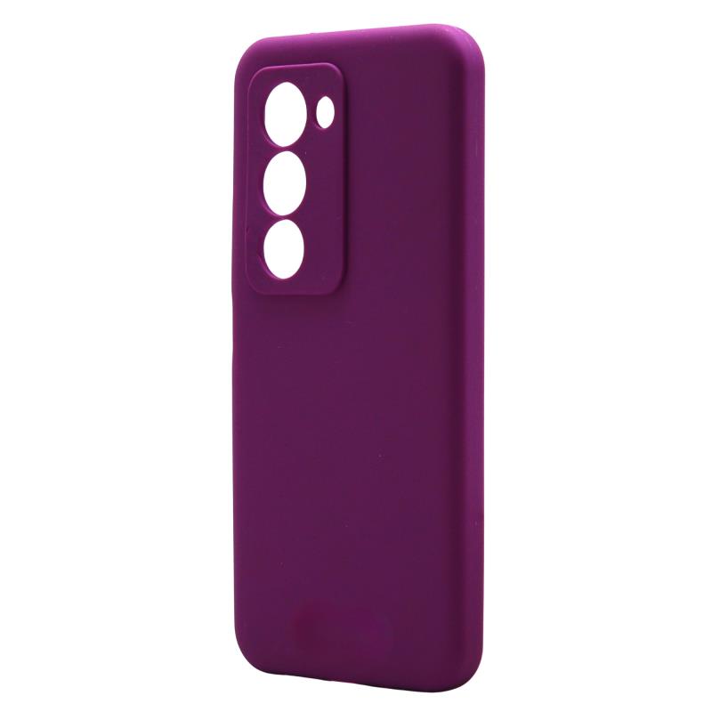 Θήκη Liquid Silicon inos Xiaomi Redmi 15 4G/ 15 5G Velvet Μωβ