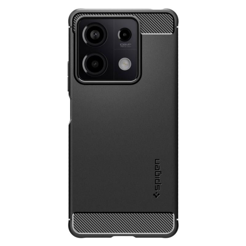 Θήκη Soft TPU Spigen Rugged Armor Xiaomi Redmi Note 13 5G  Μαύρο