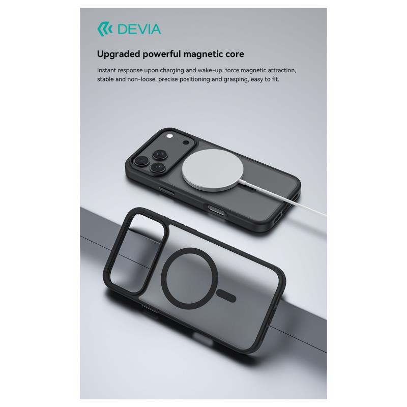 Θήκη TPU & PC Devia Apple iPhone 17 Pro Magnetic Shock Proof Pino Πορτοκαλί