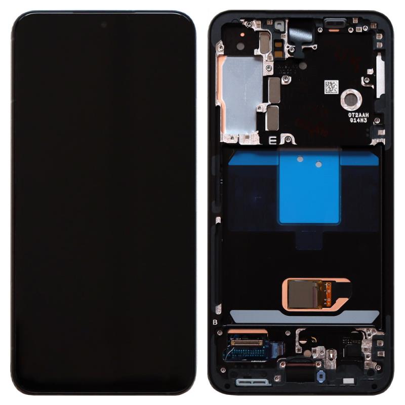 Οθόνη με Touch Screen & Μπροστινή Πρόσοψη Samsung S901B Galaxy S22 5G Γκρι (Original)
