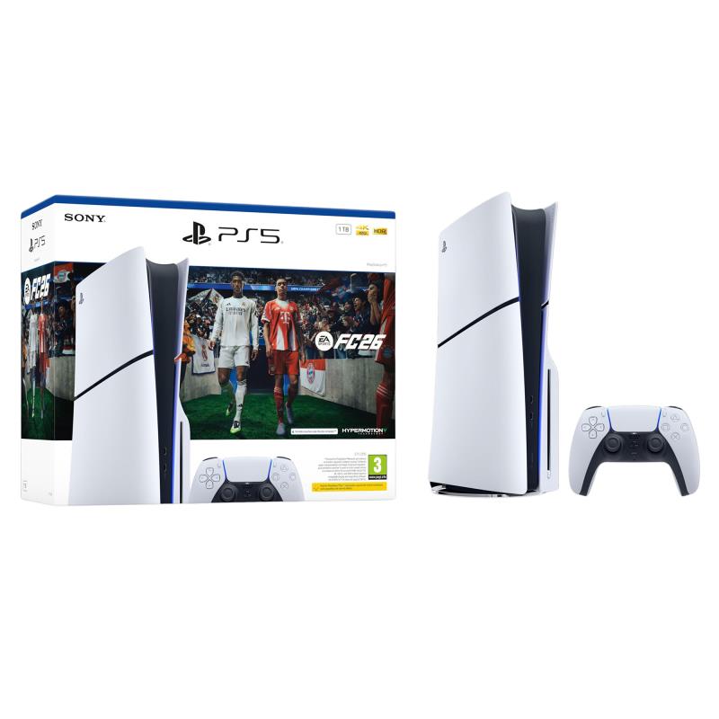 Sony PlayStation 5 Slim 1TB Blu-Ray Disc Edition & EA Sports FC 26 Bundle