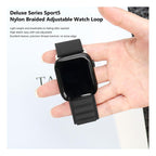 Λουράκι Devia Sport5 Nylon Woven Apple Watch (38/ 40/ 41/ 42mm) Deluxe Μαύρο