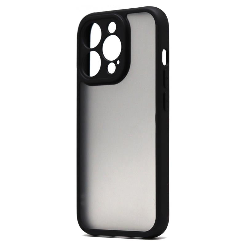 Θήκη TPU & PC inos Apple iPhone 15 Pro Flame Μαύρο