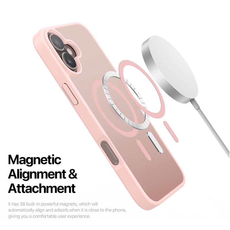 Θήκη TPU & PC Dux Ducis Apple iPhone 16 Magnetic MagSafe Yind Μαύρο