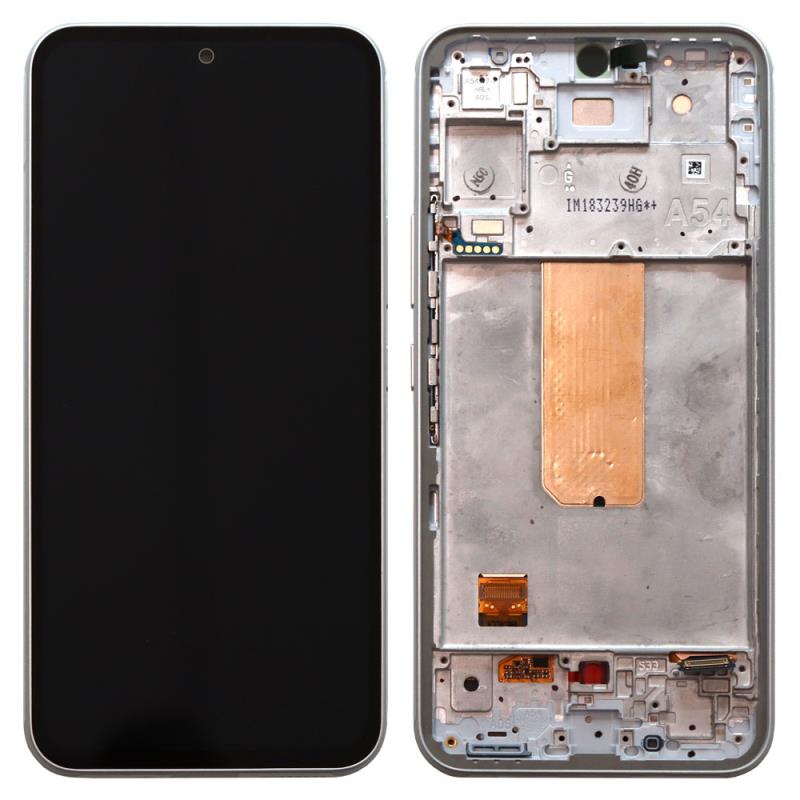 Touch Screen & Front Housing Samsung A546B Galaxy A54 5G White (Original)
