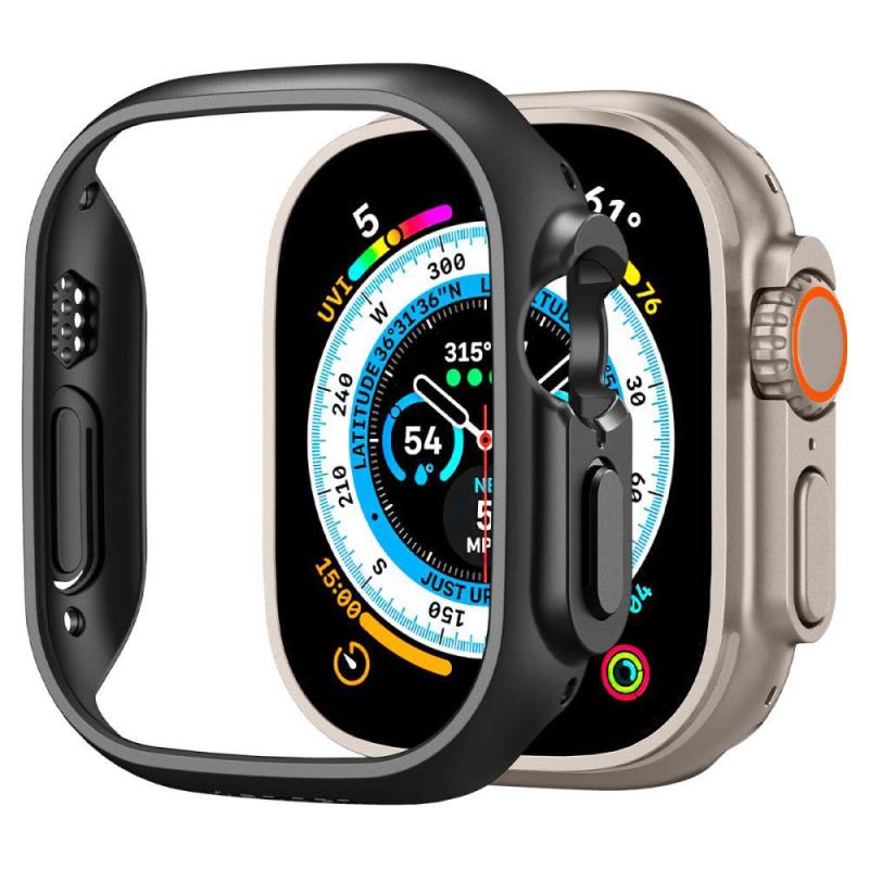 Θήκη PC Spigen Thin Fit Apple Watch Ultra 1/ 2/ 3 49mm Μαύρο