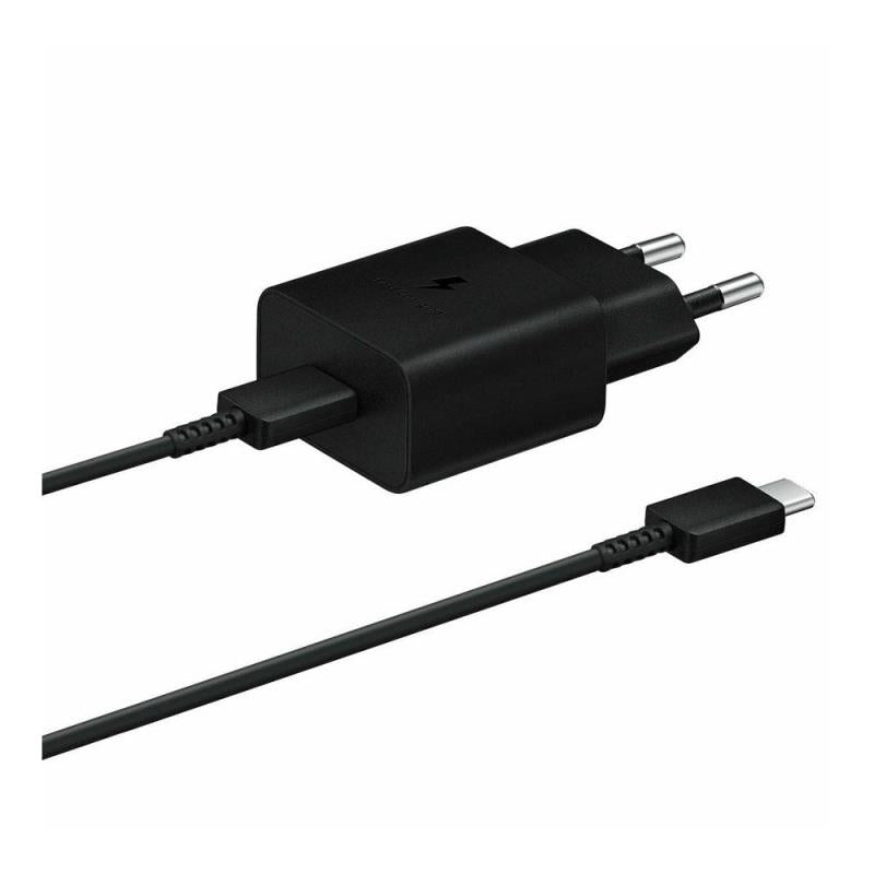Φορτιστής Ταξιδίου Ταχείας Φόρτισης Samsung EP-T1510 15W με Έξοδο USB C 3A & Καλώδιο USB C Μαύρο