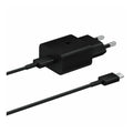 Φορτιστής Ταξιδίου Ταχείας Φόρτισης Samsung EP-T1510 15W με Έξοδο USB C 3A & Καλώδιο USB C Μαύρο