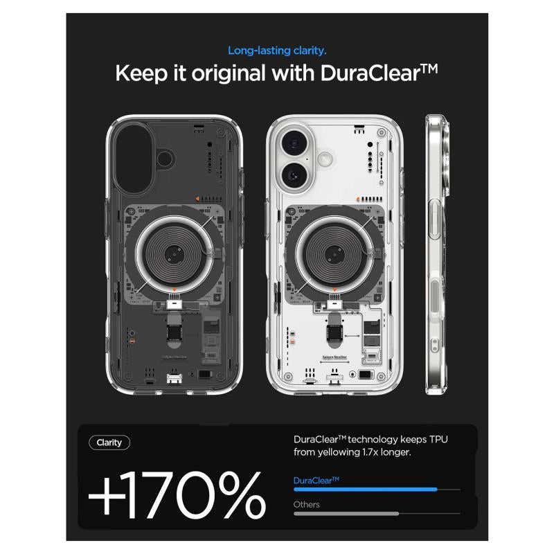 Θήκη TPU & PC Spigen Ultra Hybrid Magsafe Apple iPhone 17 Neo One Διάφανο