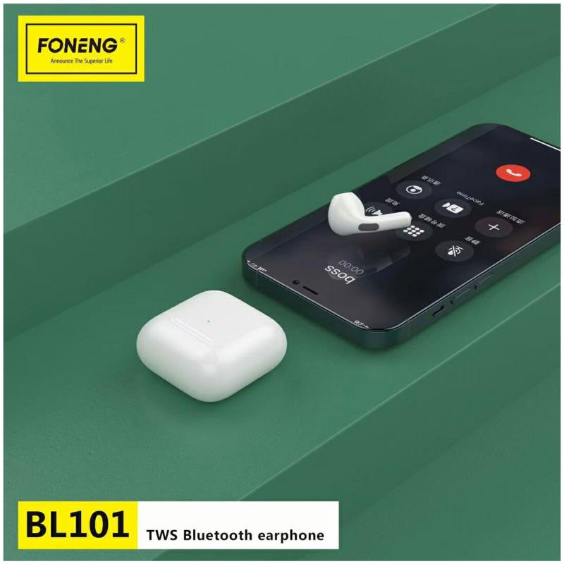 True Wireless Ακουστικά Bluetooth Foneng BL101 Mini Λευκό