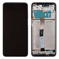 Screen with Middle Frame Xiaomi Redmi Note 9 Pro Black (Original)