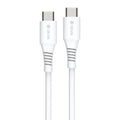 Καλώδιο Σύνδεσης USB 2.0 Devia EC636 USB C σε USB C PD 60W 1m GRS Λευκό