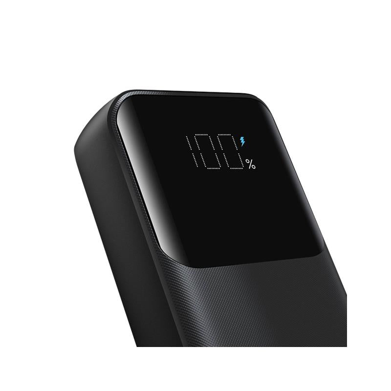 Φορτιστής Ανάγκης Joyroom JR-PBC06 30W 10000mAh PD με 2 Ενσωματωμένα Καλώδια Μαύρο