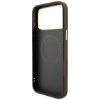 Θήκη TPU & PC Guess Apple iPhone 18 Pro Max/ 17 Pro Max MagSafe Leather Stripe Round Classic Logo Καφέ