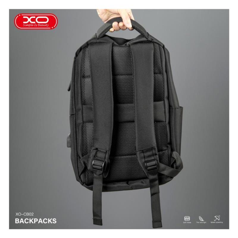 Universal Backpack XO CB02 για Laptops έως 15.6" Μαύρο