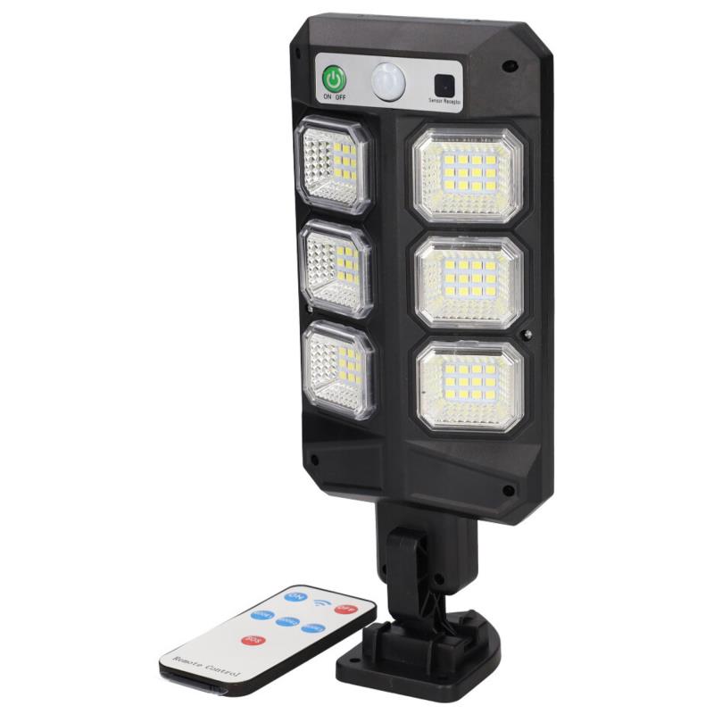 Ηλιακό Φωτιστικό Εξ. Χώρου LED Homepluss Satria 5W 300lm 6500K με Αισθητήρα Κίνησης & Νυκτός Μαύρο
