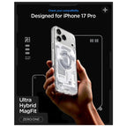 Θήκη TPU & PC Spigen Ultra Hybrid Mag Magsafe Apple iPhone 17 Pro Zero One Λευκό