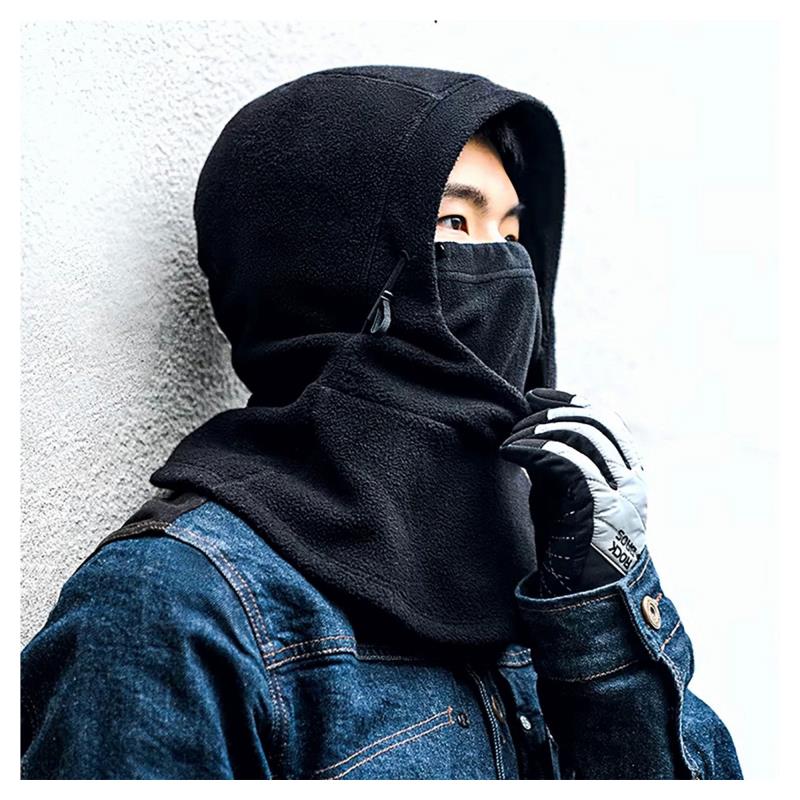Μπαλακλάβα για Αναβάτη Μοτοσυκλέτας Rockbros YPP034 Fleece Αντιανεμική Αδιάβροχη Μαύρο