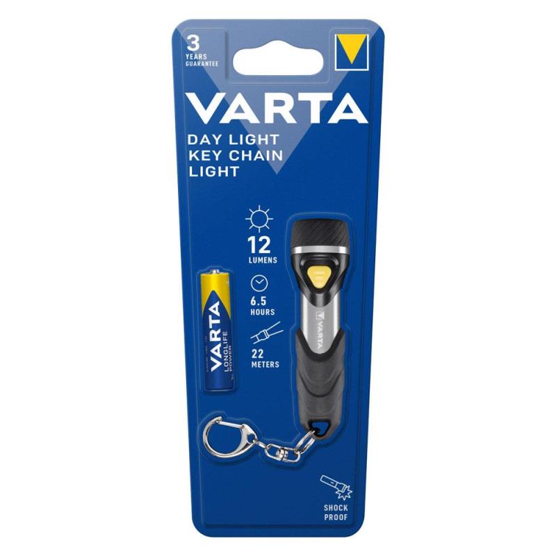 Φακός Varta Led Day Key Chain Light με Μπαταρία AAA (1 τεμ.)