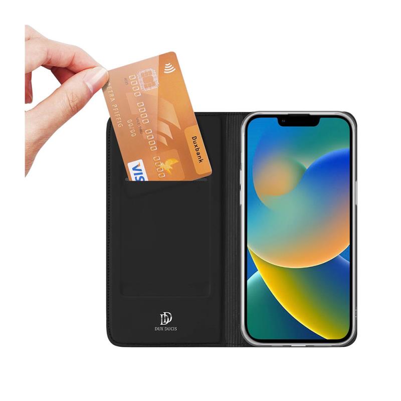 Θήκη Flip Dux Ducis Apple iPhone 14 Pro Skin Pro Μαύρο
