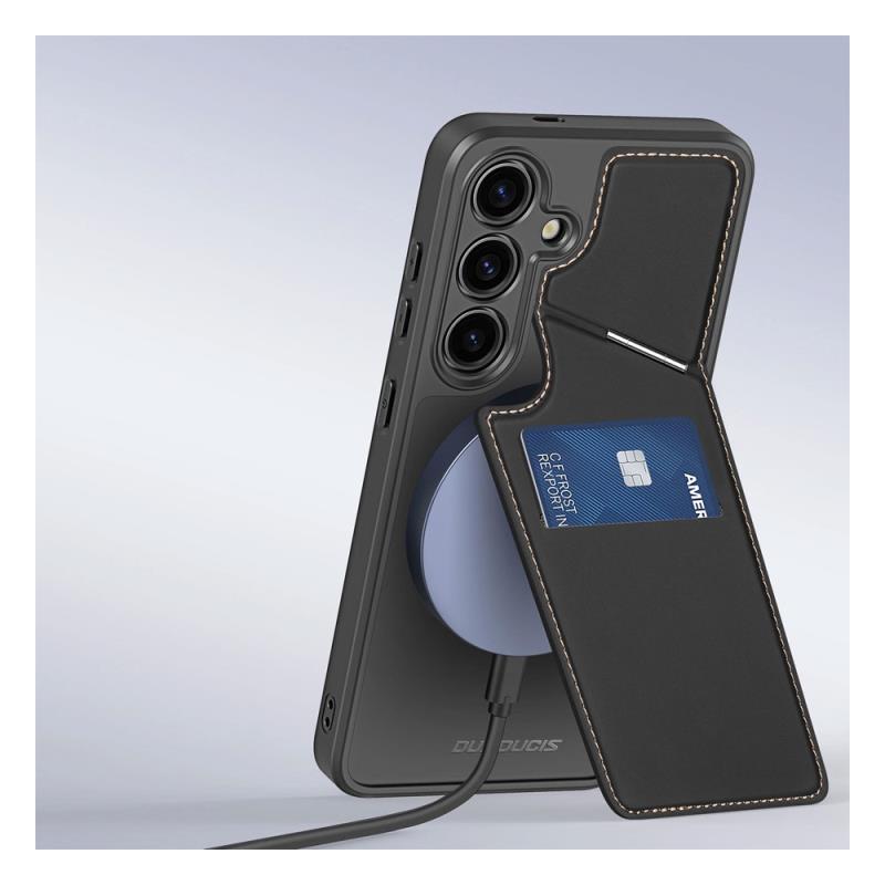 Θήκη Δερμάτινη Dux Ducis Samsung Galaxy S24 Plus 5G 3 σε 1 Magnetic με Stand Rafi II Μαύρο