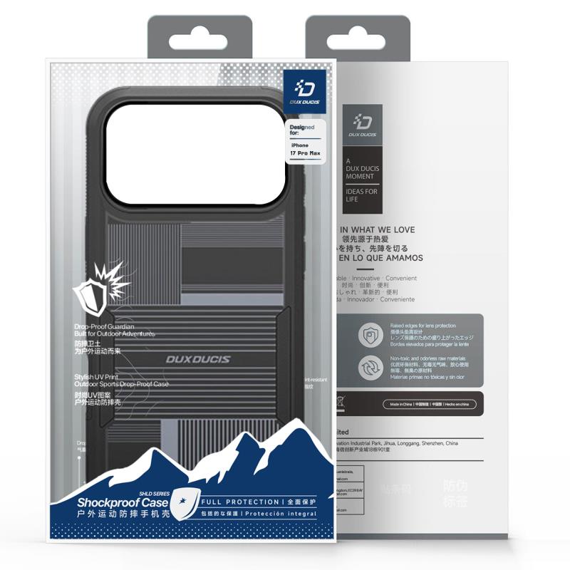 Θήκη TPU & PC Dux Ducis Shld Apple iPhone 17 Pro Max Umbra Pattern Μαύρο