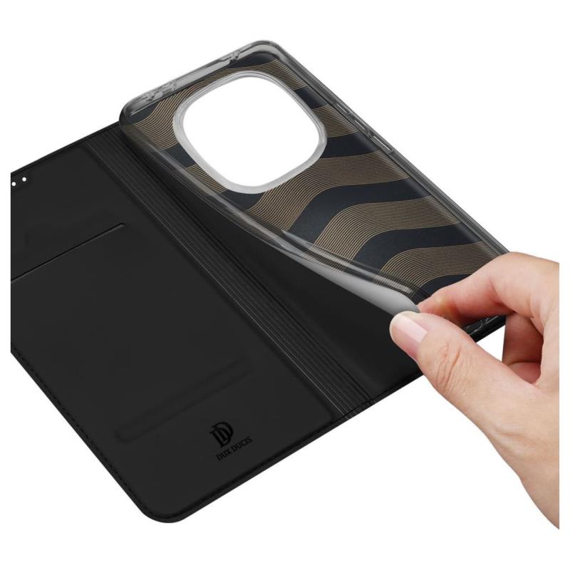 Θήκη Flip Dux Ducis Xiaomi Redmi Note 14 Pro Plus 5G Skin Pro Μαύρο