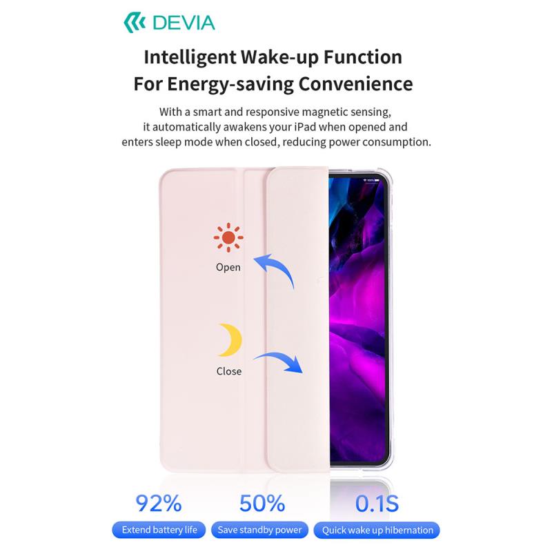 Θήκη Flip TPU Devia Apple iPad Pro 13.0" (2024) Cool Series Μαύρο