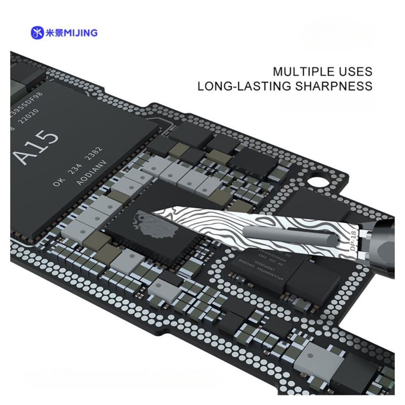 Σετ Ανταλλακτικές Λεπίδες Non-Magnetic MiJing DP-18 No.11 για Νυστέρι (5 τεμ)