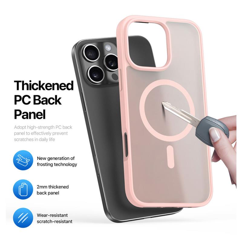 Θήκη TPU & PC Dux Ducis Apple iPhone 16 Pro Max Magnetic MagSafe Yind Μαύρο