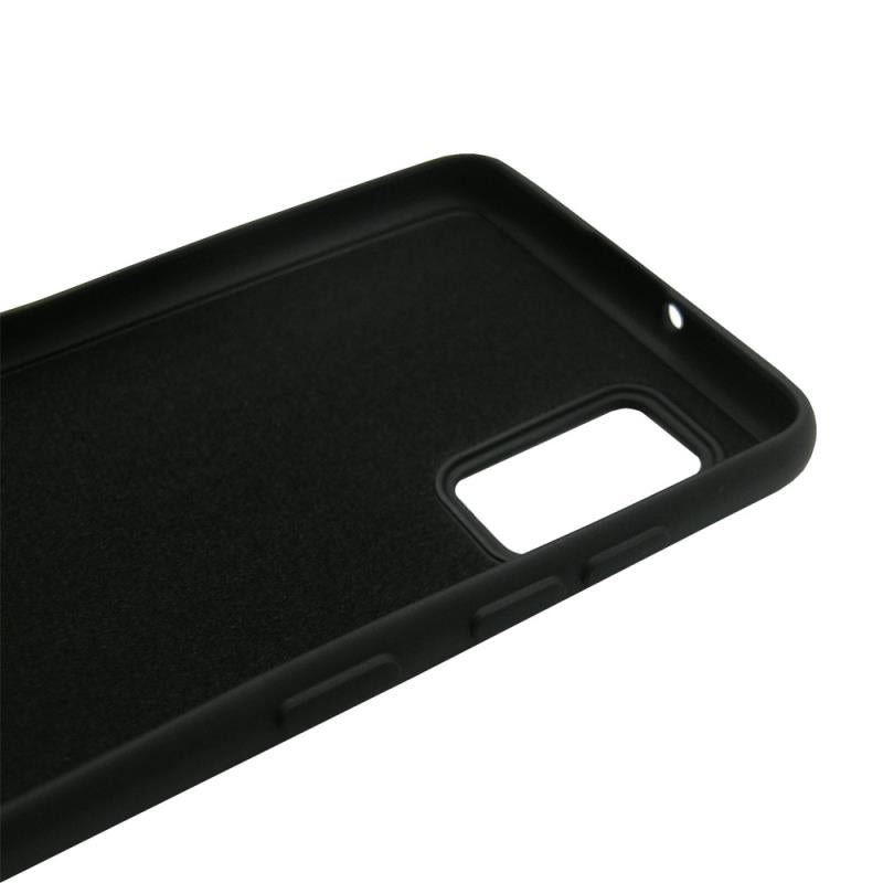 Θήκη Liquid Silicon inos Samsung A415 Galaxy A41 L-Cover Μαύρο