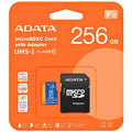 Κάρτα μνήμης Micro SDXC C10 UHS-1 U1 Adata Premier 100MB/s 256GB + 1 ADP