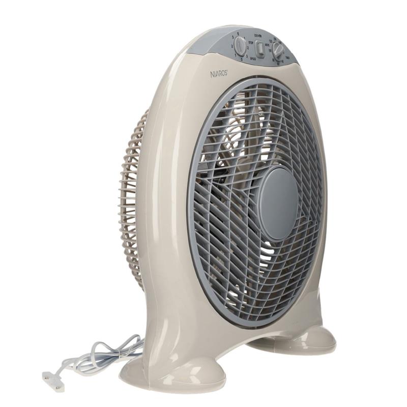Επιδαπέδιος Ανεμιστήρας Box Niaros Santadi 50W Μπεζ
