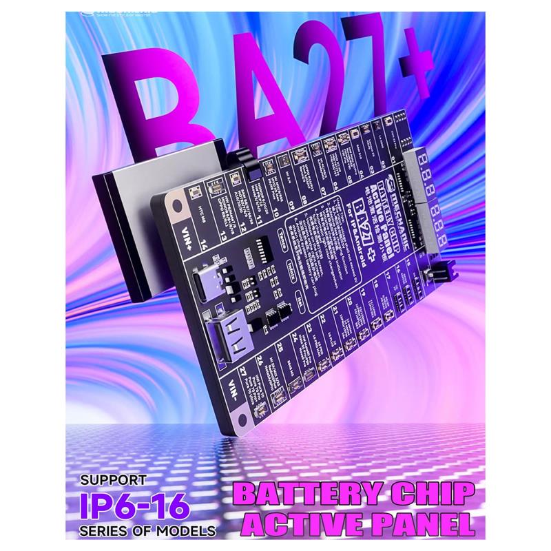 Πλακέτα Mechanic BA27 Plus για Έλεγχο Τάσης - Φόρτιση - Εκκίνηση Μπαταριών για Συσκευές Apple έως 17 Series, Samsung, Xiaomi & Huawei