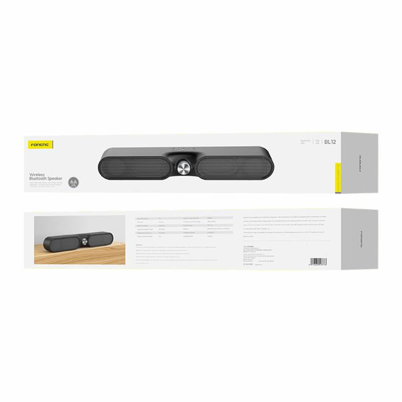 Ηχείο Soundbar Multimedia Foneng BL12 BT 5.0 USB AUX MicroSD 2400mAh 8W Μαύρο