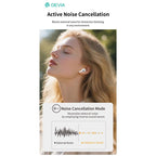 True Wireless Ακουστικά Bluetooth Devia EM418 Airbuds Pro2 ANC Anti-Lost Λευκό