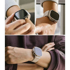 Θήκη PC Ringke Slim Apple Watch Ultra 1/ 2/ 3 49mm Διάφανο & Γκρι (2 τεμ.)