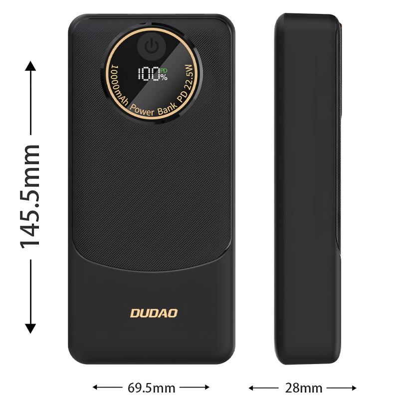 Φορτιστής Ανάγκης Dudao K12Pro 22.5W 20000mAh PD Μαύρο