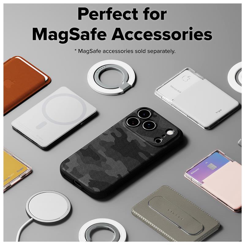 Θήκη TPU Ringke Magsafe Apple iPhone 17 Pro Max Onyx Camo Μαύρο