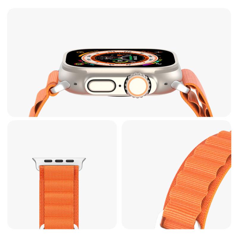 Λουράκι Dux Ducis Sport Nylon Woven Bracelet Apple Watch (44/ 45/ 46/ 49mm) Πορτοκαλί