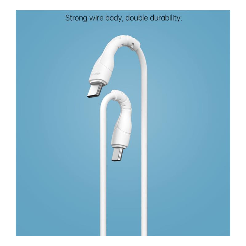Καλώδιο Σύνδεσης USB 2.0 Devia EC151 USB C σε USB C 15W 1m Kintone Λευκό