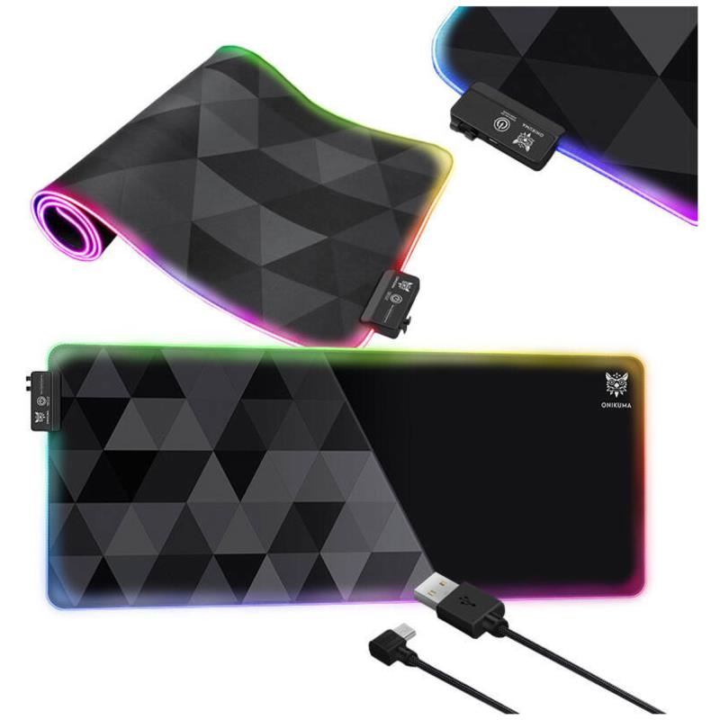 Mousepad Onikuma MP006 RGB Μαύρο (1τεμ.)