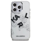 Θήκη TPU Karl Lagerfeld Apple iPhone 16 Pro IML Metal Sketched Graphic Logo Διάφανο